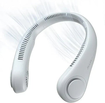 Neck Fan, Hands-Free Bladeless, 5 Speeds, 4000 mAh Battery Operated