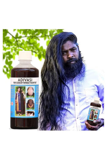 Adivasi Hair Oil Ayurvedic Herbal    زيت شعر أديفاسي، عشبي أيورفيدي
