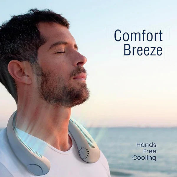 Neck Fan, Hands-Free Bladeless, 5 Speeds, 4000 mAh Battery Operated